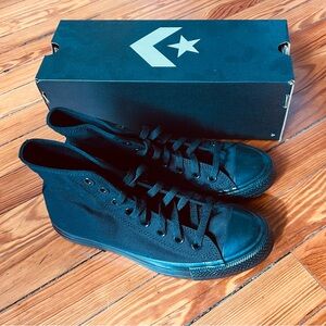 Converse Black High-Top Canvas Sneakers